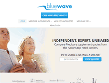 Tablet Screenshot of bluewaveinsurance.com